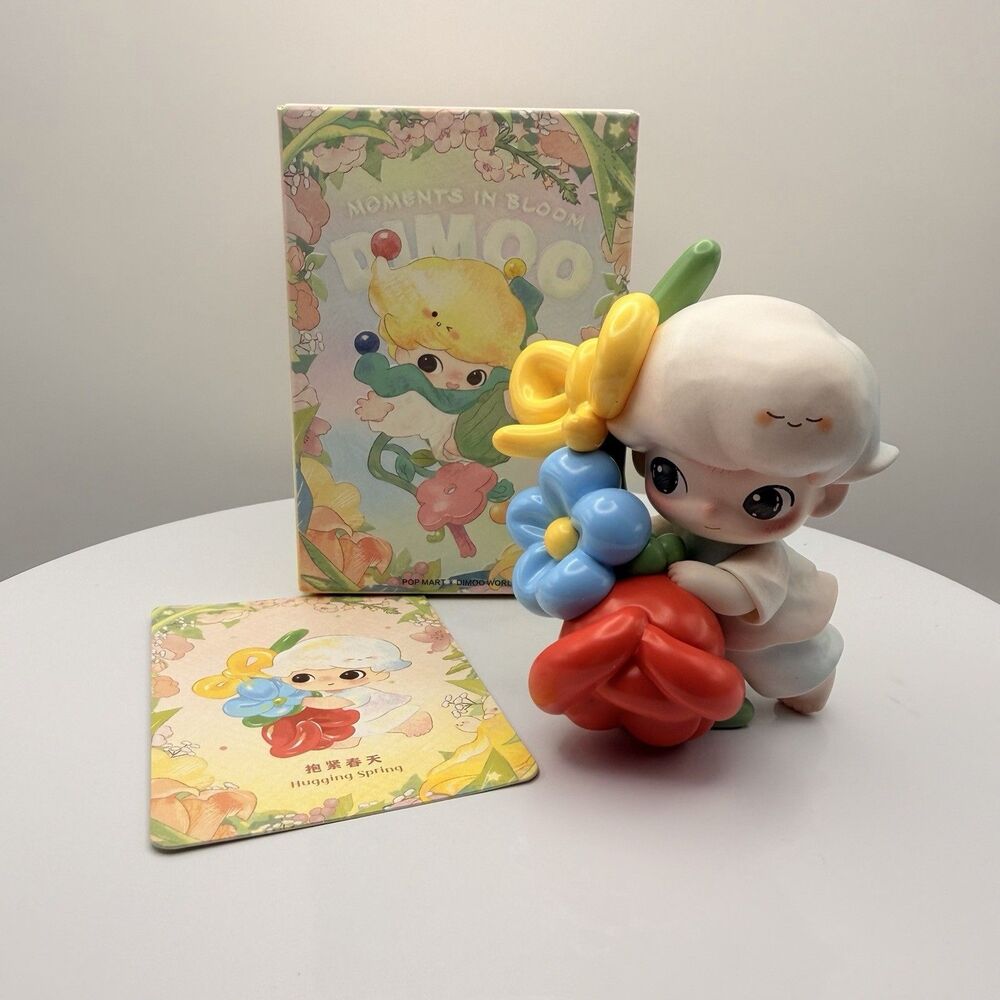 PopMart X Dimoo Moments In Bloom Series Figure - Hugging Spring
